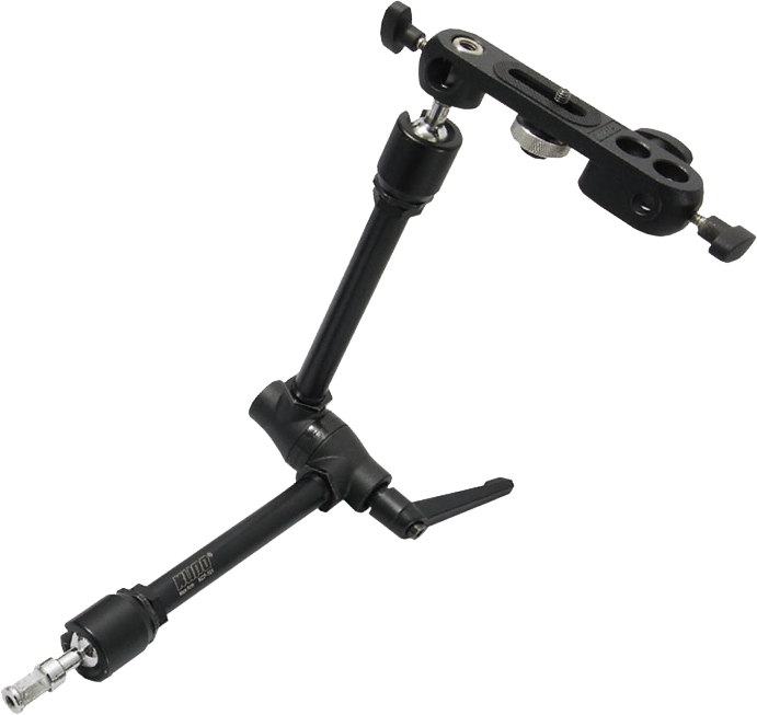 This especially-designed articulated max arm with a camera bracket is ideal for mounting a camera or a camcorder exactly at the position you desire.