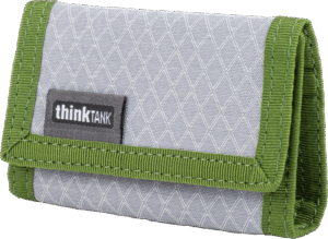 THINK TANK Secure Pocket Rocket Mini (Wallet with Strap: holds 4 CF/CFexpress or 6 SD/microSD) Green
