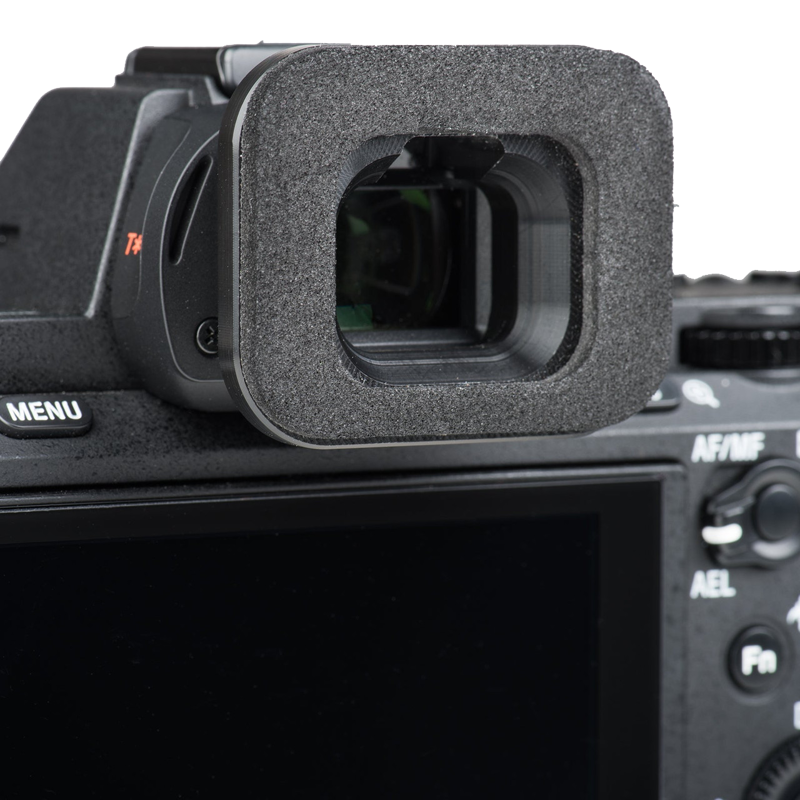 Waterproof eyepiece required for use with Think Tank Photo Hydrophobia rain covers.