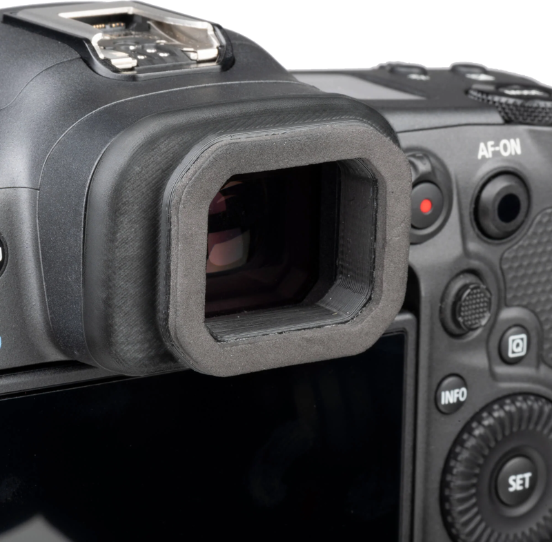 Waterproof eyepiece required for use with Think Tank Photo Hydrophobia rain covers.