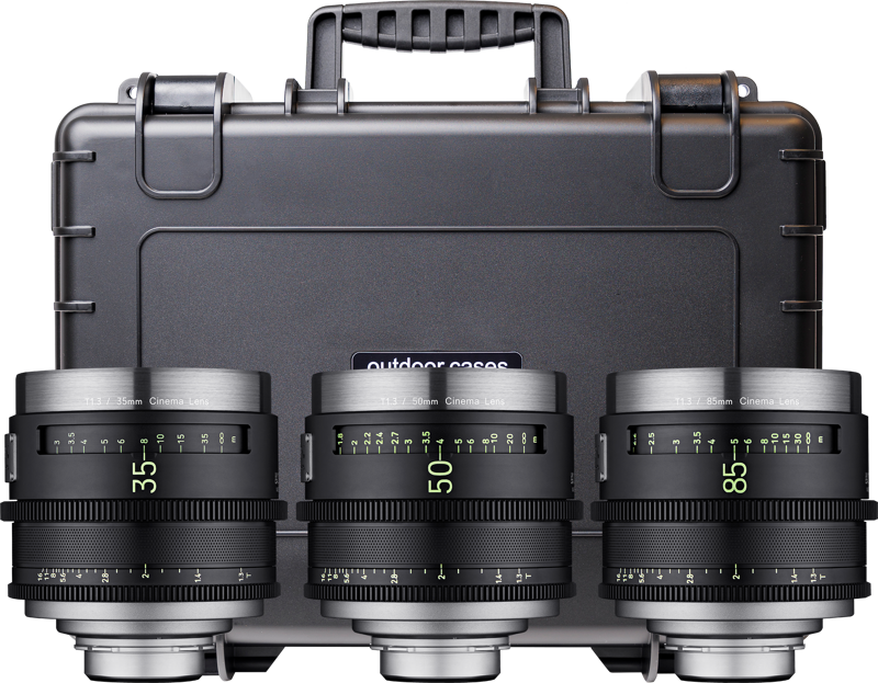 XEEN Meister KIT 35/50/85 Sony E with hardcase