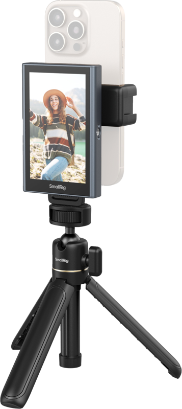 Offers a screen mirroring solution for mobile content creation. The product features a mobile phone monitor