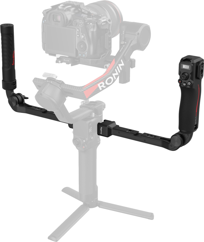 Specifically designed for DJI RS 2 / RS 3 Pro / RS 4 / RS 4 Pro with a perfectly matching appearance. The handles integrate multiple control buttons