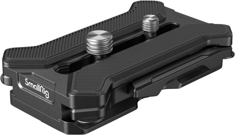 A multifunctional quick release plate designed to solve the problem of unstable placement of the camera on desktop and ground