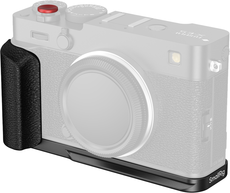 Designed to enhance camera grip comfort. Featuring a texture and color scheme that matches the camera body