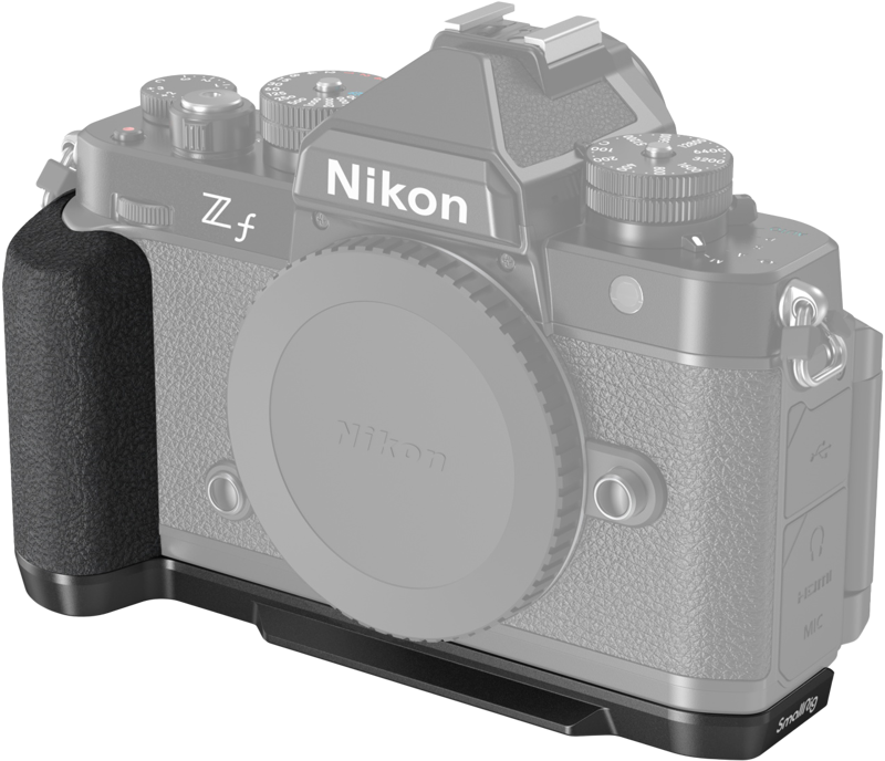 Designed to improve grip. It matches perfectly with Nikon Z f