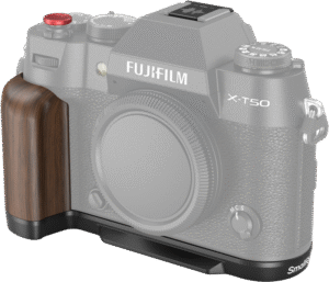 SMALLRIG 4784 Wooden L-Shape Grip for Fujifilm X-T50 Black