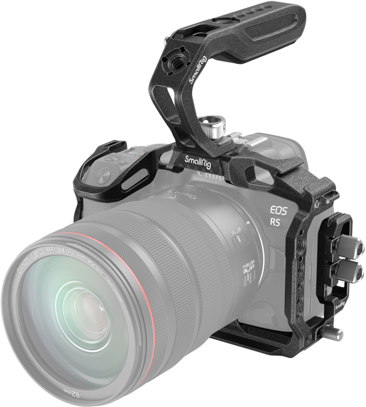 Form-fitting cage for Canon R5/R6 & R5C cameras