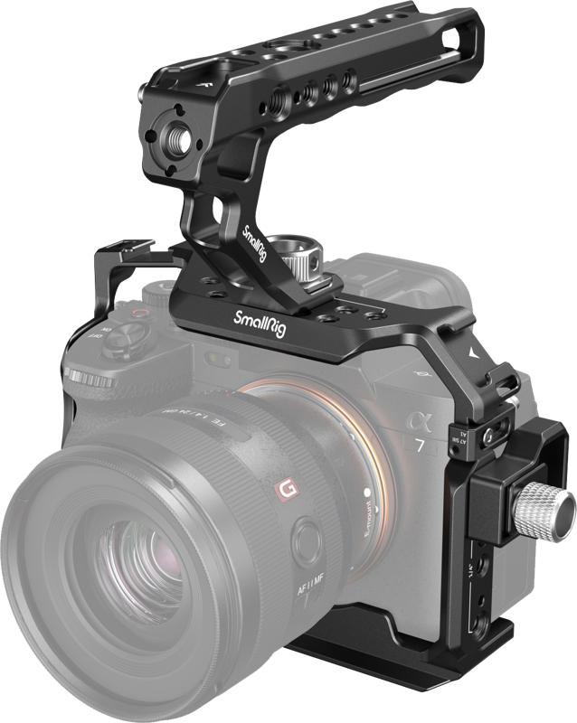 Designed to facilitate low-angle shots and protect the camera while offering a wide range of accessory mounts. It includes a cage