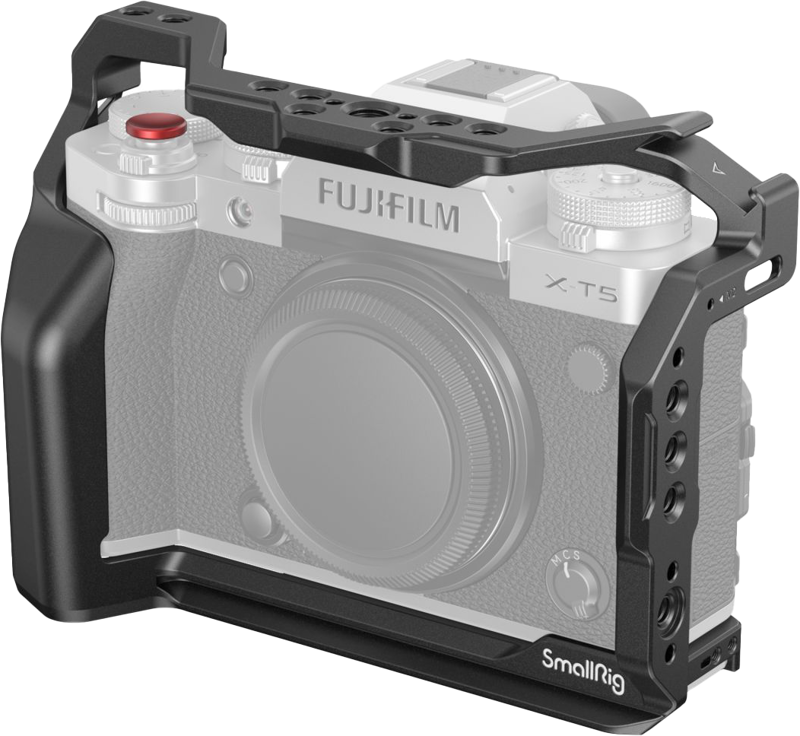 Designed to protect the camera and provide accessory mounting points to your X-T5 camera