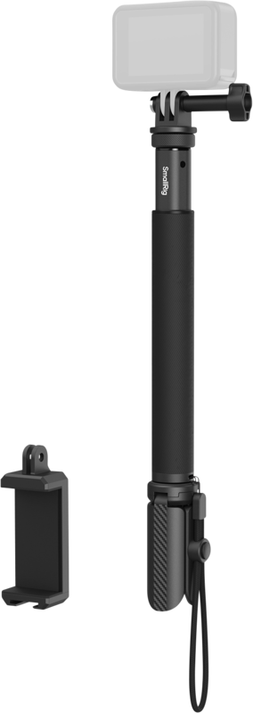 Includes a selfie stick