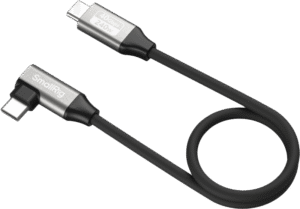 SMALLRIG 5075 USB-C Data Cable (Straight to Angled, 35cm (40Gbps + 240W + 8K)