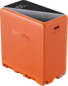 SMALLRIG 4576 Camera Battery USB-C Rechargeable NP-F970 Orange