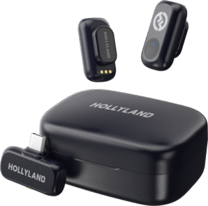 HOLLYLAND LARK A1 Duo with USB-C RX + Charging Case