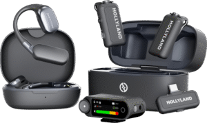 HOLLYLAND LARK MAX 2 Ultimate Combo with OWS Monitor Earphone + Camera RX + USB-C RX