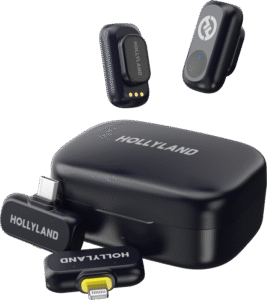 HOLLYLAND LARK A1 Combo with USB-C RX + Lightning RX + Charging Case