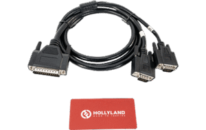 HOLLYLAND HL-TCB10 DB25 Male to Dual HDB15 Male Tally Cable