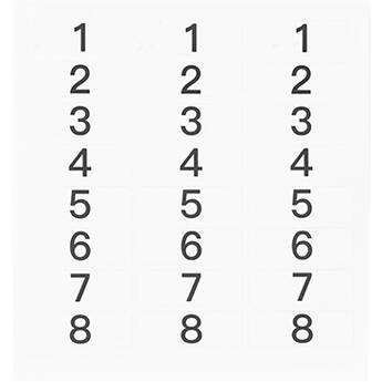 HOLLYLAND HL-NS01 Number Stickers