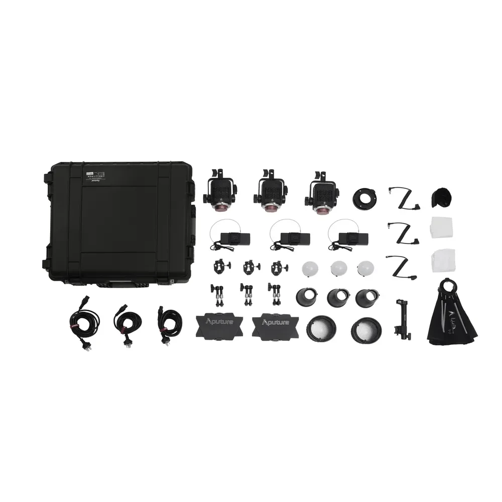 APUTURE Storm 80c 3-light kit