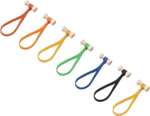 KUPO Elastic Cable tie 5" -10pcs Mixed color