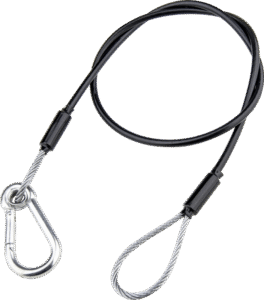 KUPO SW-04  75cm long Safety Wire - 3.2mm Diameter PVC jacket