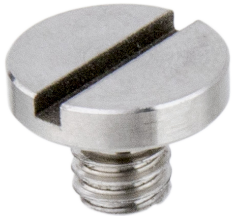 Stainless steel screw that attaches to any camera with 1/4”-20 threaded with 7mm shaft in length.