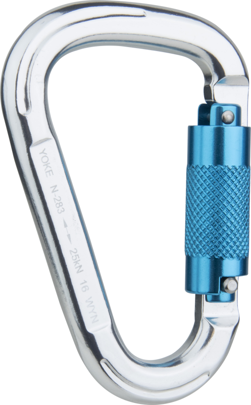 KS-283 / ALUMINUM ALLOY CARABINERS. Made of heavy duty aircraft grade aluminum.