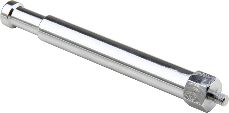 The 140mm long steel baby pin with a 1/4’’-20 male thread and a 1/4’’-20 female thread in reverse position