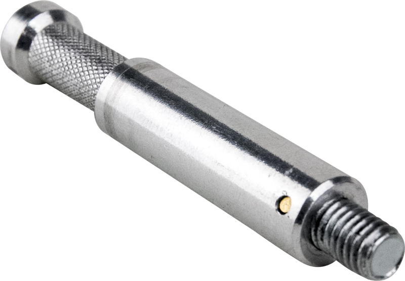 The Kupo 3.5" Long 5/8" Baby Stud w/ 3/8"-16M holds a small light monitor or can be used to mount anything that has a 3/8"-16 female thread. It can be used with a grip head on its own. It can be used with a grip head and grip arm combination for mounting options almost anywhere.