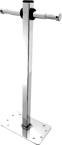 This baby wall plate has eight anchor points for nails or screws giving options for mounting anywhere. May be used on a wall