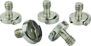 KUPO KS-061 1/4"-20 D-Ring Screws (Set of 5)