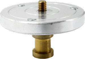 KUPO KS-024 1/4"-20 Threaded Mounting Plate with Baby 5/8" (16mm) Stud