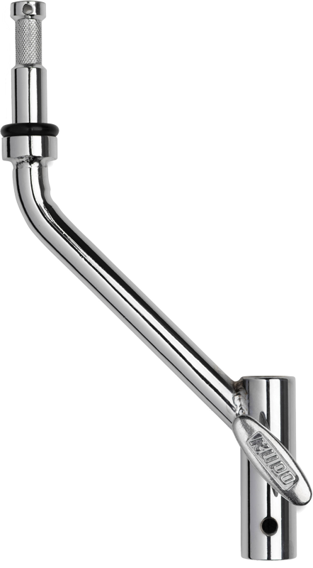 This Kino mounting adapter allows you to mount lighting fixtures making them more stable by placing the weight closer to the center of the stand.