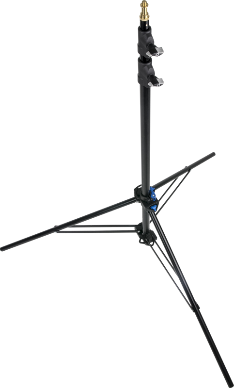 The KUPO 080AC is a 240cm stackable light stand which will revolutionise the way you carry your light stands. Compact and able to click together with intelligent mechanism interlocking allows you to attach to another click stand in one motion. The unique 4-way interlocking system allows you to fasten stands together easily