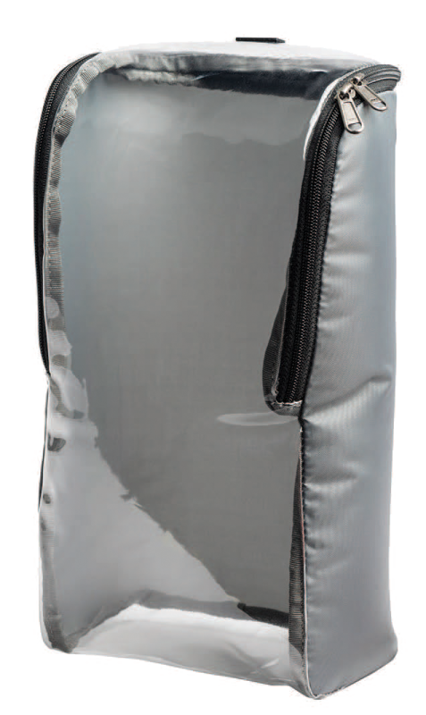 A set of three clear plastic organizer cubes fit neatly into the main divided compartment of the Freeway Longhaul Carry-all Duffel or any of your other bags!