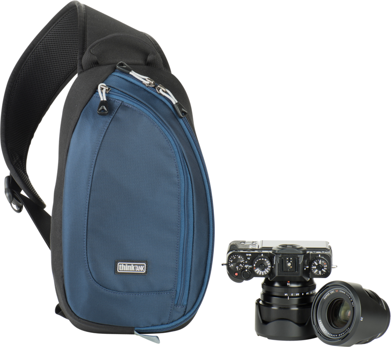 Lightweight sling bag for mirrorless camera system