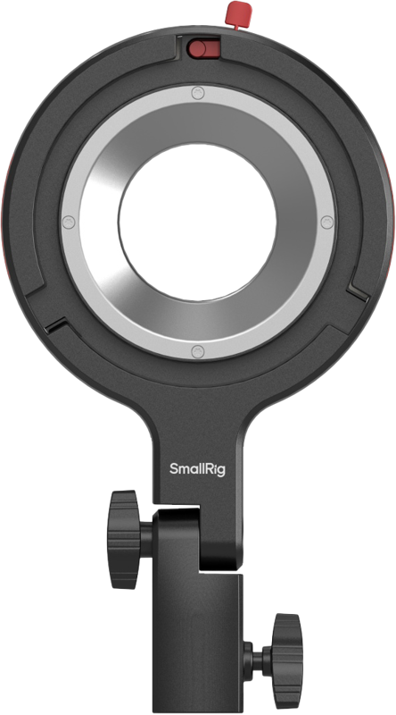 Can be connected to the front of the SmallRig RC 60B LED Light and be mounted on a light stand