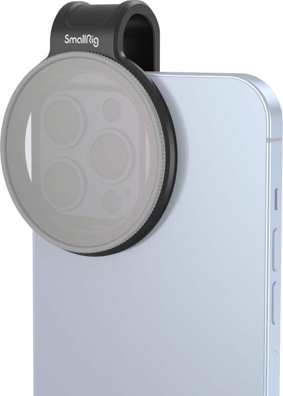 Provides a professional and secure solution to shoot with external filters.