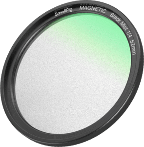 SMALLRIG 4217 MagEase Magnetic 1/4 Effect Black Mist Filter Kit (52mm)