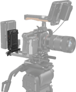 SMALLRIG 3498 Battery Adapter Plate V-Mount (Basic Version) with Dual Rod Clamp