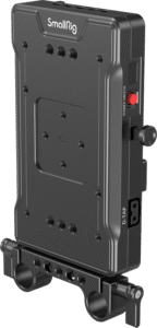 SMALLRIG 3203 Advanced V-Mount Battery Mount Plate with Dual 15mm Rod Clamp