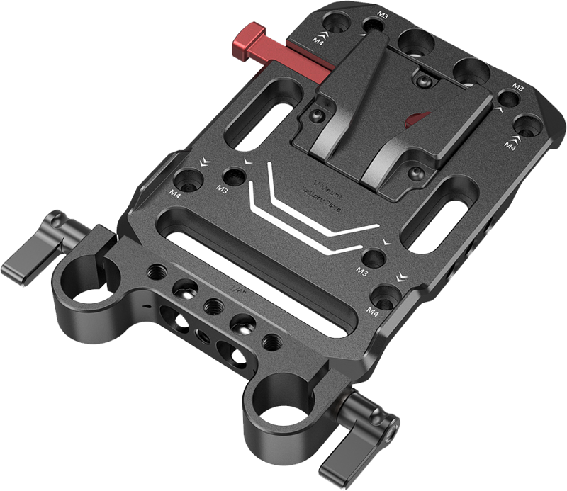 Utilizing a standard V-mount battery and fits most V-mount batteries