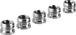 SMALLRIG 1610 Thread Adpt 1/4" - 3/8" thread 5pcs