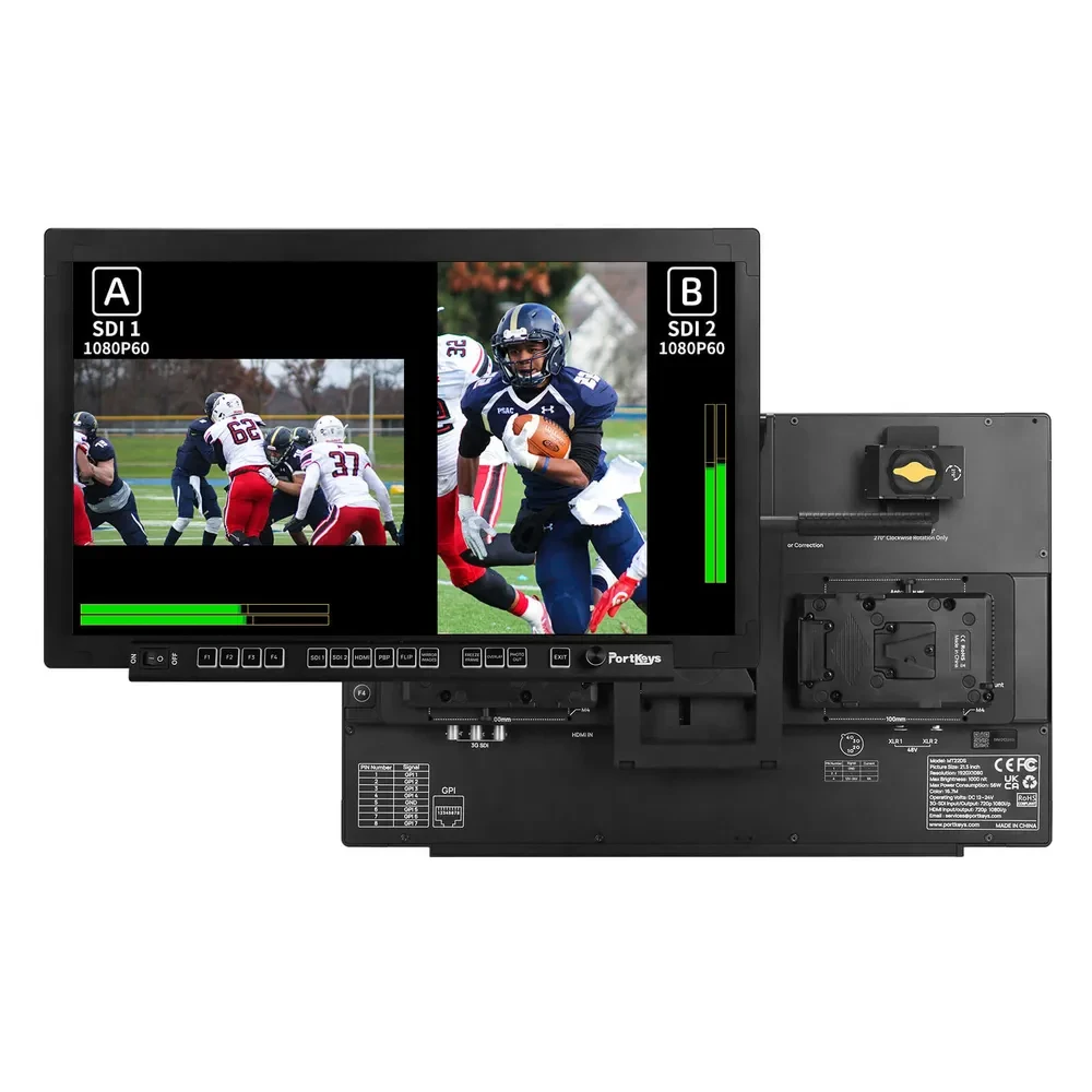 21.5" PORTKEYS MT22DS Dual Screen Production Monitor