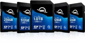OWC Atlas Pro SDXC UHS-II R250/W130 (V60) memory card