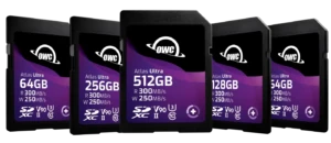 OWC Atlas Ultra SDHC UHS-II R300/W250 (V90) memory card