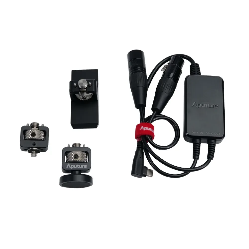 APUTURE Active USB Type-C to 5 Pin DMX In & Out Adapter KIT