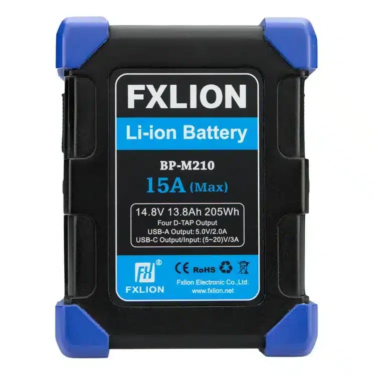 FXLION 205Wh High Power Square Battery with impact-proof rubber corners