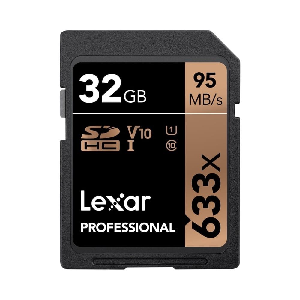 LEXAR Pro 633X SDHC memory card 32GB