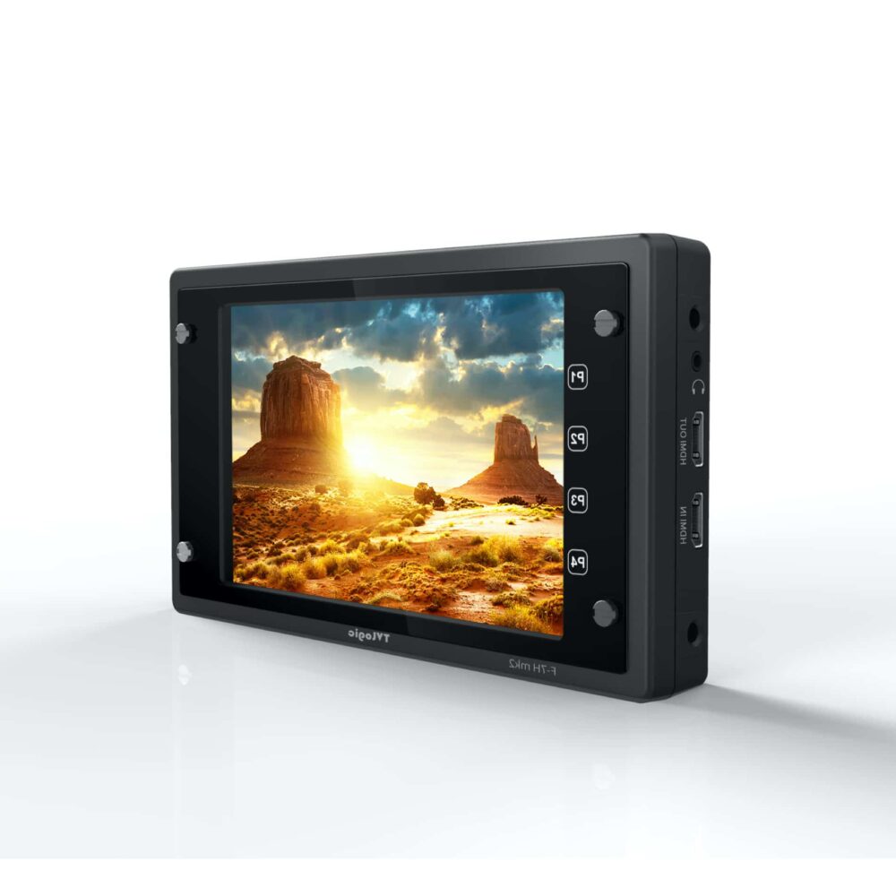 7" TVLOGIC F-7H mk2 FHD high brightness field monitor, cross conversion